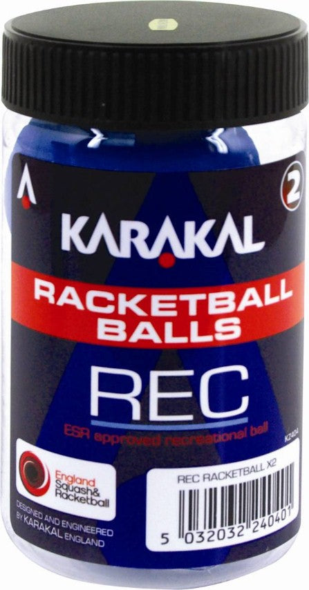 Karakal Racketball Balls Blue (Rec)- Tube Of 2