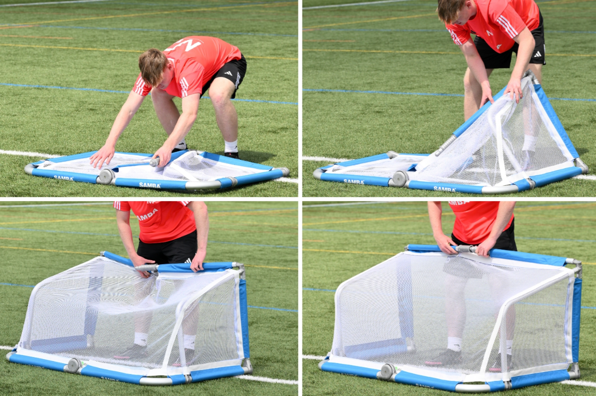 SAMBA 3v3 4ft x 2.5ft Aluminium Folding Football Goal