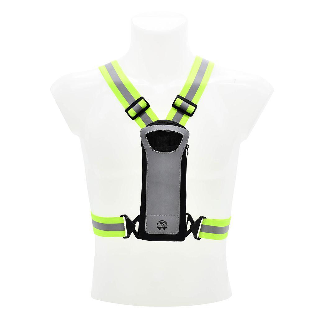 LED Reflective Vest Phone Holder