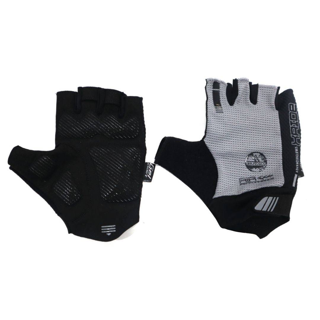 Six Peaks Adult Cycling Gloves - XSmall / Grey/Black
