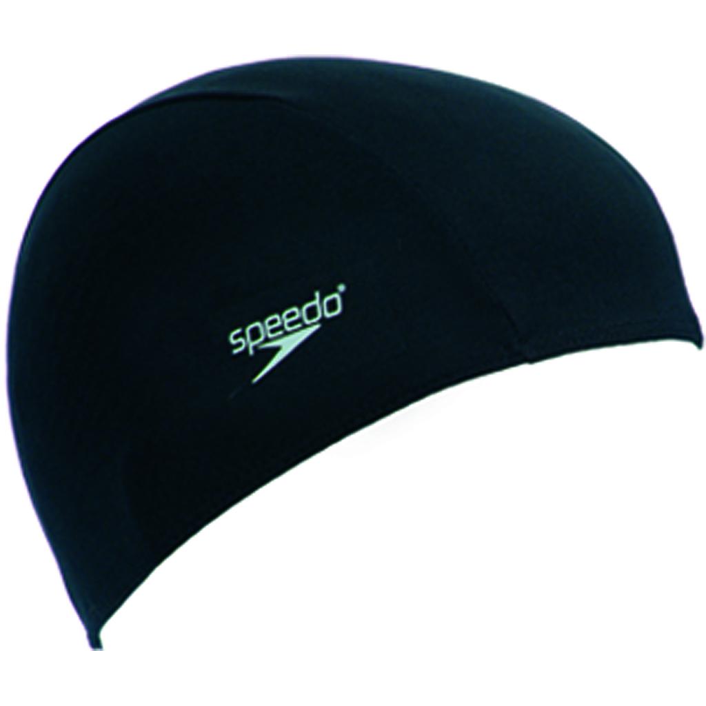 Speedo Polyester Caps - Adult / Black