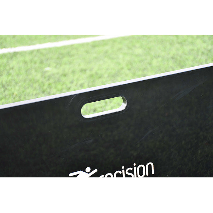 Soccer rebounder wall with carry handle