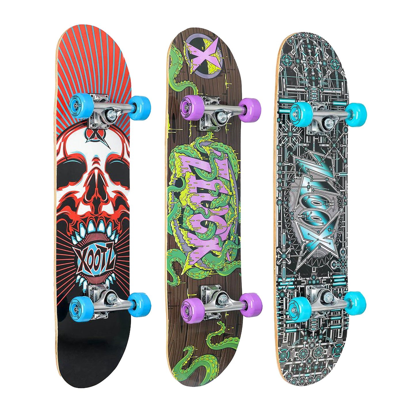 Xootz Doublekick Skateboard 31"