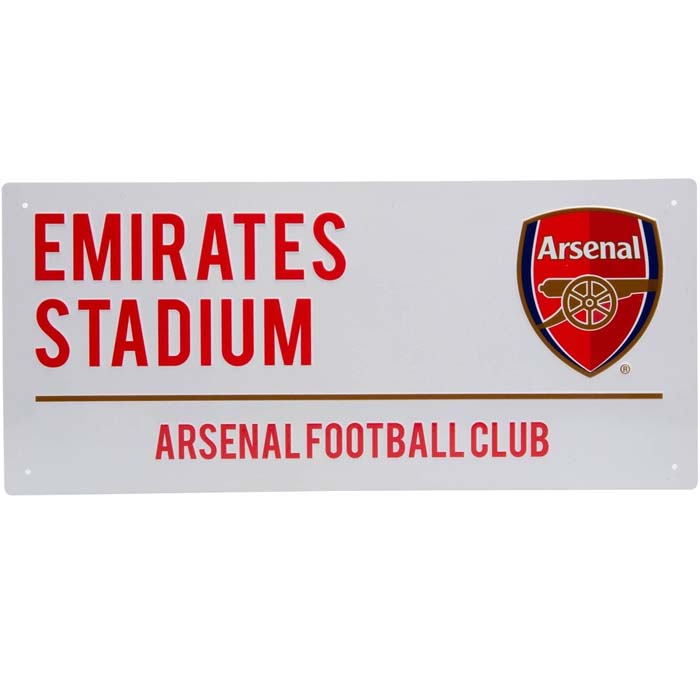 Team Merchandise Stadium Street Sign - Arsenal Emirates Stadium