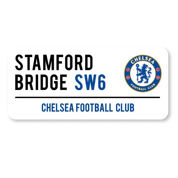 Team Merchandise Stadium Street Sign - Chelsea Stamford Bridge