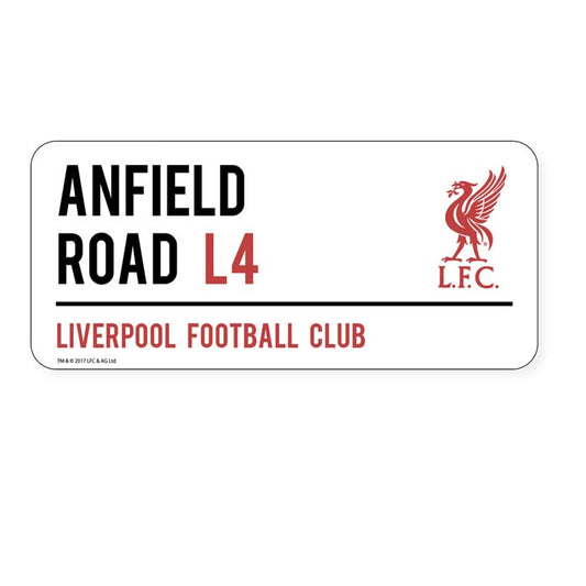 Team Merchandise Stadium Street Sign - Liverpool Anfield Road