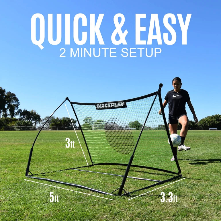 QUICKPLAY TEKKERS Net Football Rebounder 5x3