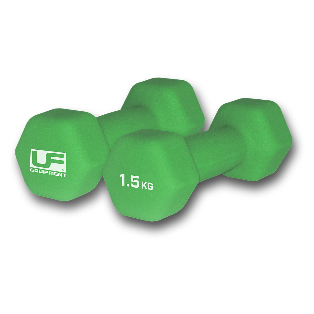 Urban Fitness Hex Dumbbells - Neoprene Covered (Pair)