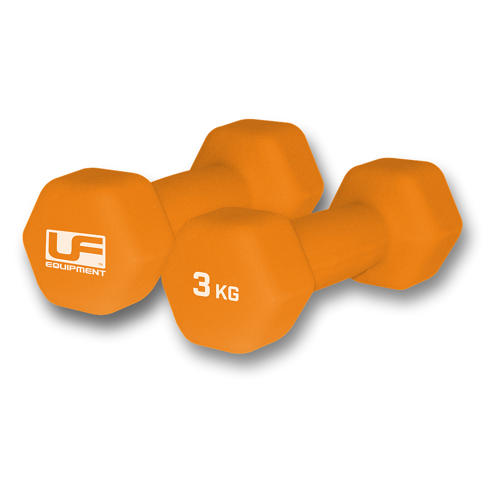 Urban Fitness Hex Dumbbells - Neoprene Covered (Pair)