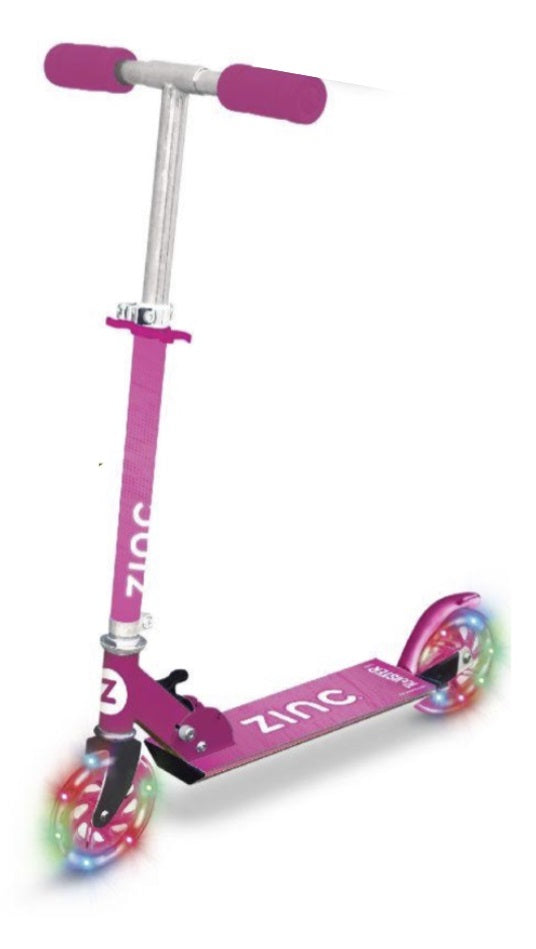 Zinc 2 Wheeled Twister Light Up Inline Scooter