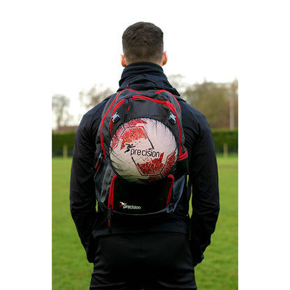 Backpack with football holder