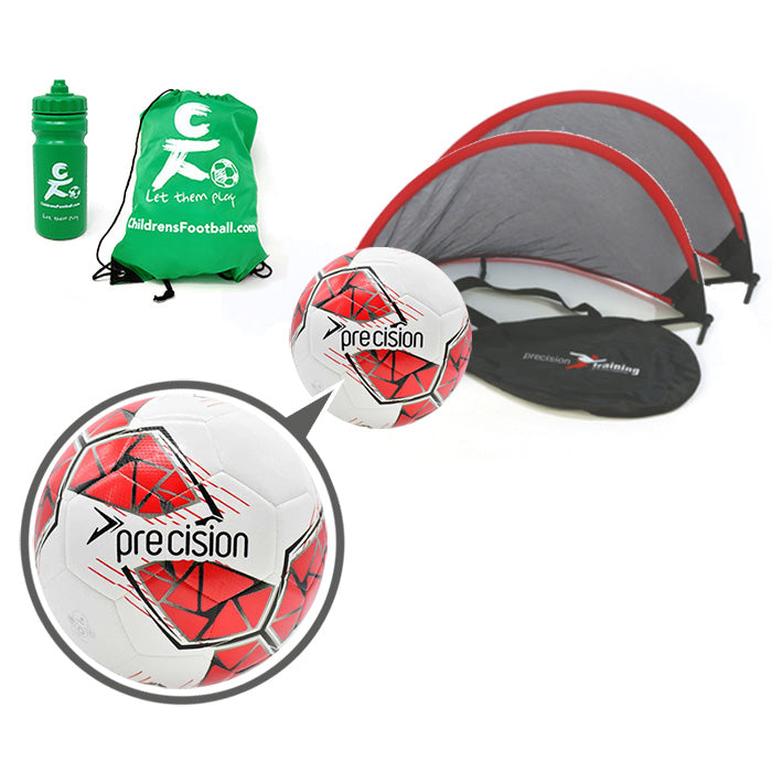 Pair of Pop-up Goals & Football Gift Set