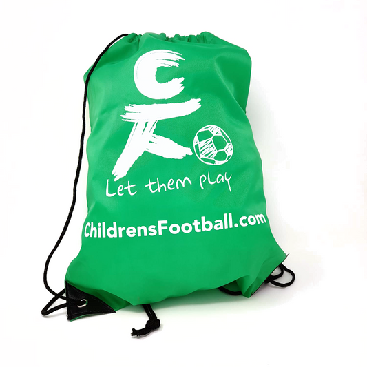 Children's Football Drawstring Pump Bag