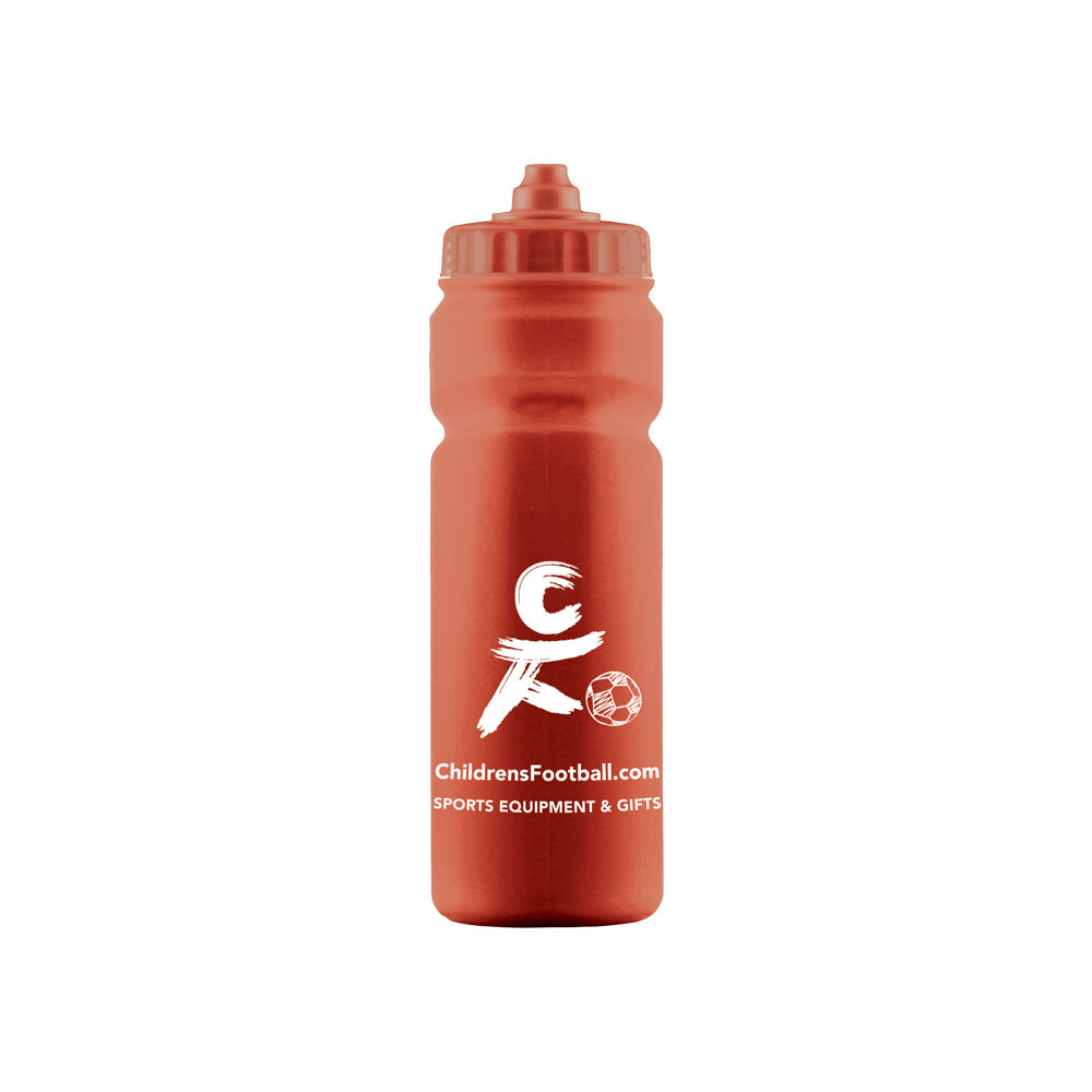 ChildrensFootball.com Sports Water Bottle - red