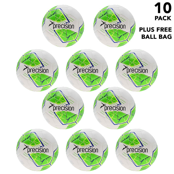 fifa official futsal sala precision balls 10 pack fluo green