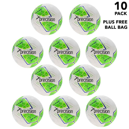 fifa official futsal sala precision balls 10 pack fluo green