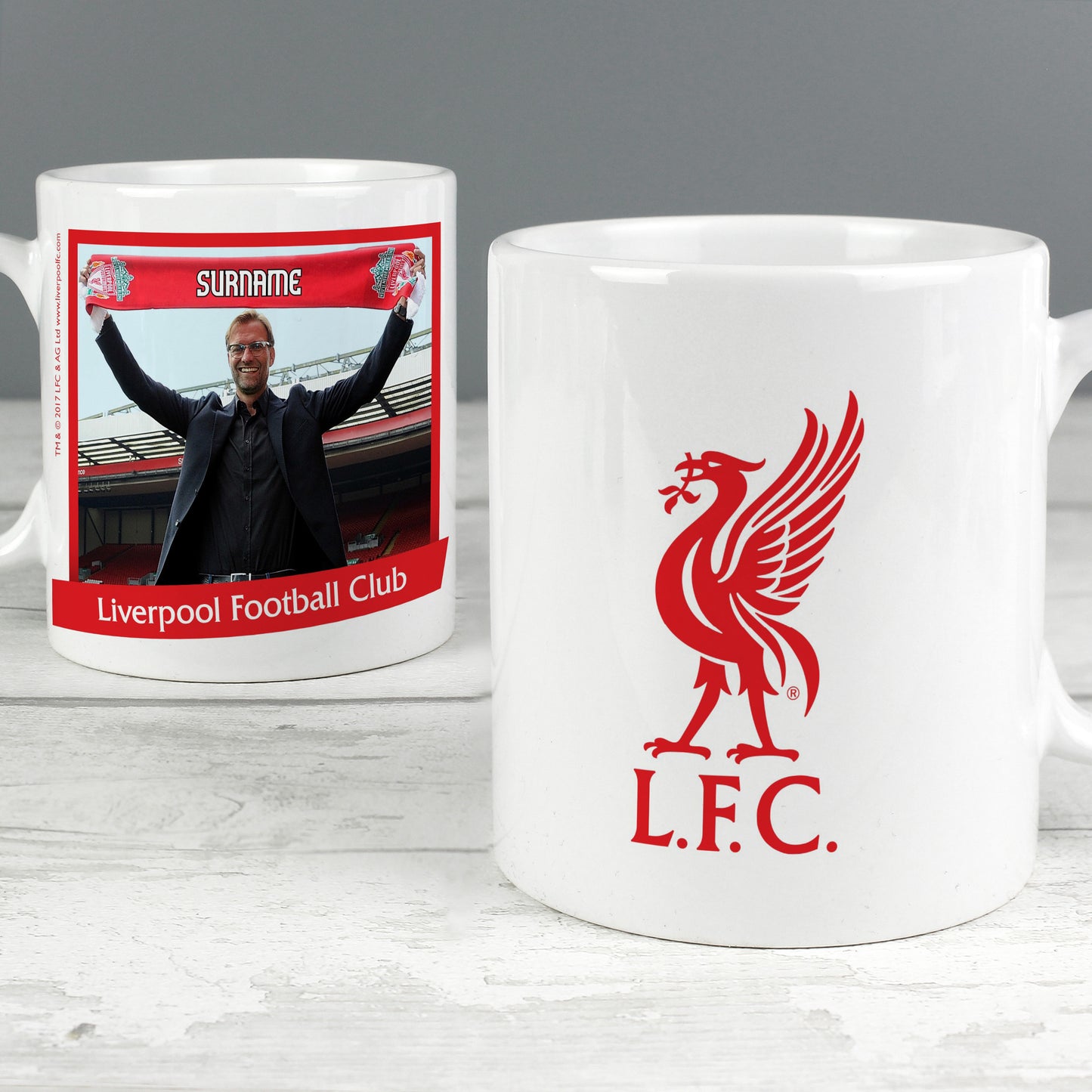 Liverpool FC Personalised Manager Mug