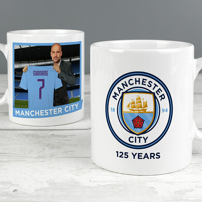 Manchester City FC Personalised Manager Mug