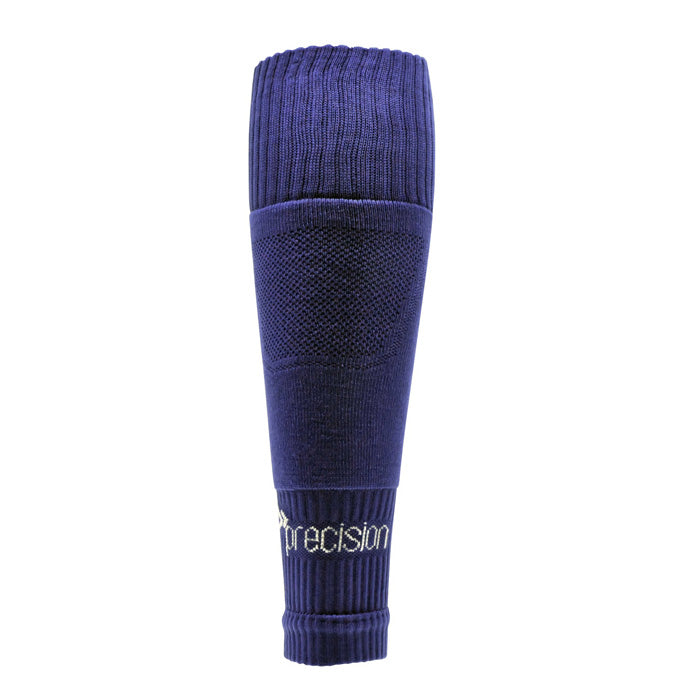 Precision Pro Footless Compression Sleeve Socks - navy blue