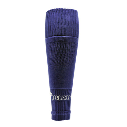 Precision Pro Footless Compression Sleeve Socks - navy blue