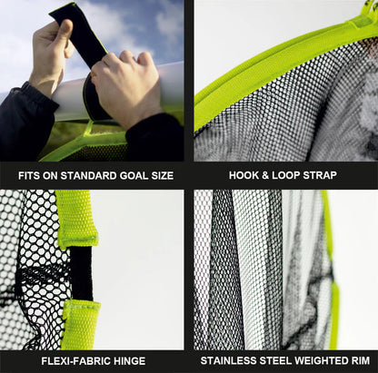 TARGET SAX 2-in-1 Top Bins Goal Target & Football Bag