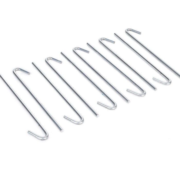 Set of 10 steel net pegs