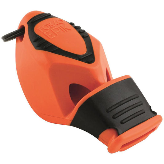 Fox 40 Epik CMG Safety Whistle and Strap - orange