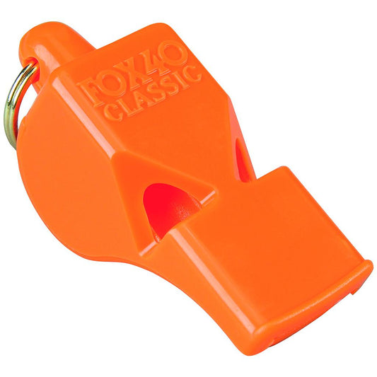 Fox 40 Classic Safety Whistle and Strap - orange