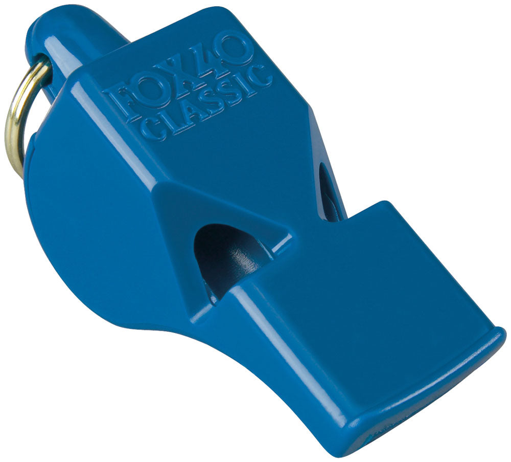 Fox 40 Classic Safety Whistle and Strap - blue