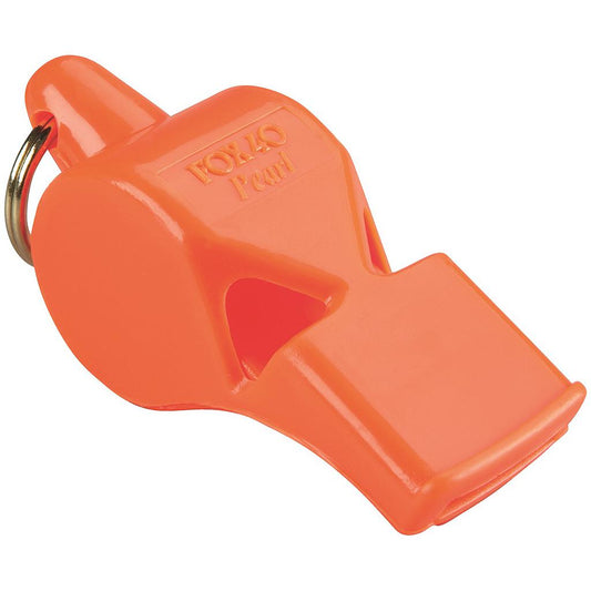 Fox 40 Pearl Safety Whistle and Strap - orange