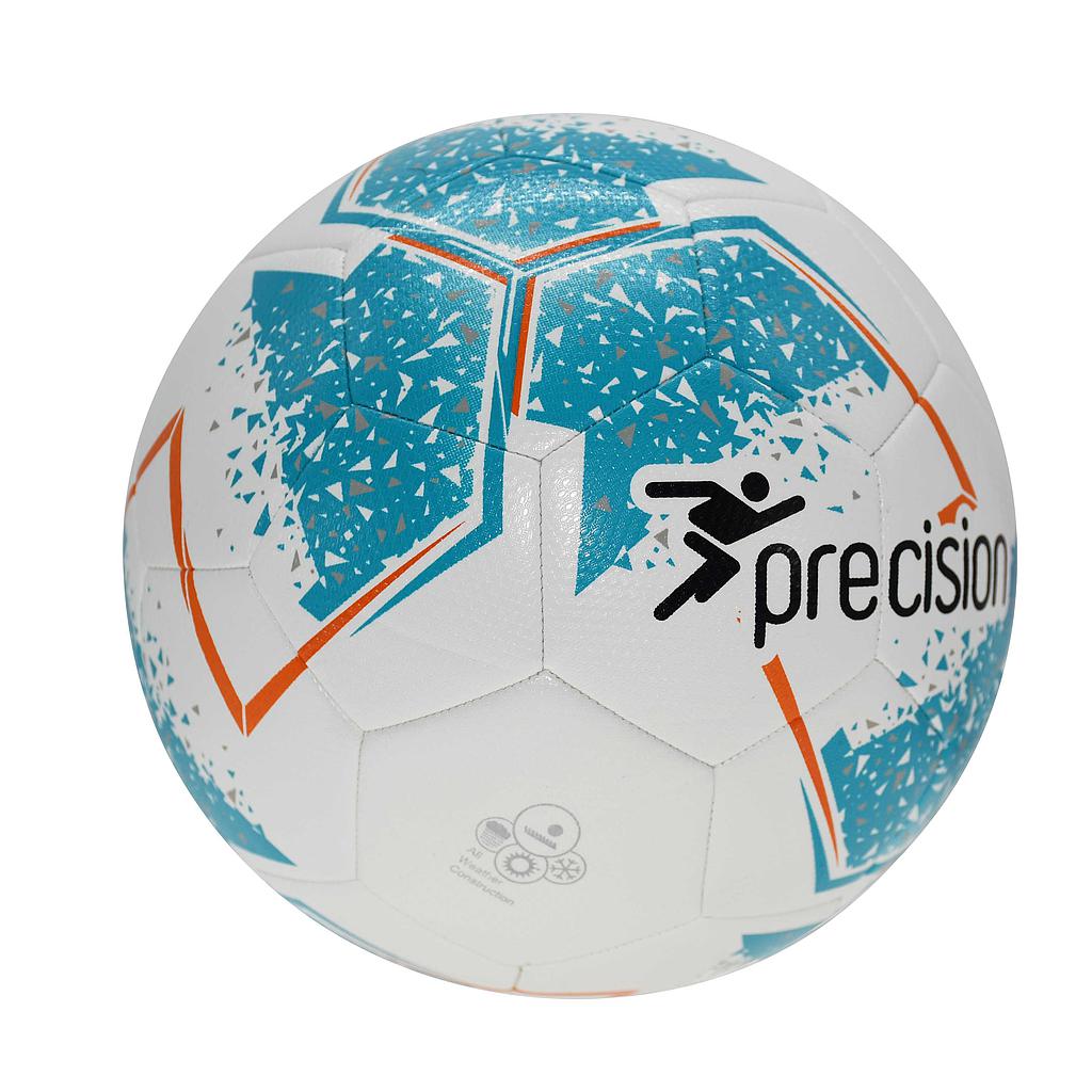  Fusion IMS Training Ball in sizes 3, 4 and 5. Colour  White/Cyan/Orange/Grey
